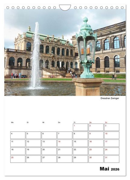 Produktbild: Prachtvolles Dresden (Wandkalender 2026 DIN A4 hoch), CALVENDO Monatskalender