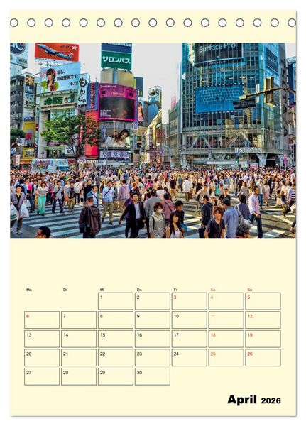 Produktbild: Japan - Hightech und viel Tradition (Tischkalender 2026 DIN A5 hoch), CALVENDO Monatskalender