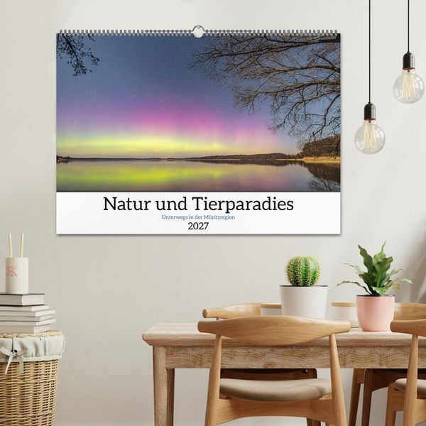 Produktbild: Natur und Tierparadies (Wandkalender 2027 DIN A2 quer), CALVENDO Monatskalender