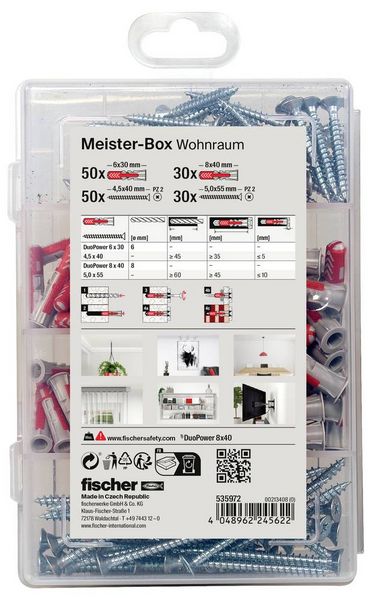 Produktbild: Fischer 535972 D&uuml;bel-Sortimentsbox 1 St.