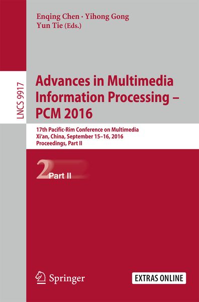 Produktbild: Advances in Multimedia Information Processing - PCM 2016