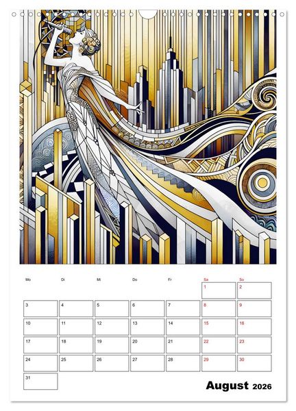 Produktbild: Taktvoll &ndash; Rhythmische Eleganz (Wandkalender 2026 DIN A3 hoch), CALVENDO Monatskalender
