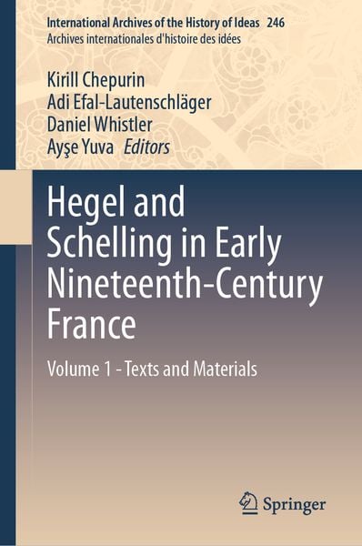 Produktbild: Hegel and Schelling in Early Nineteenth-Century France