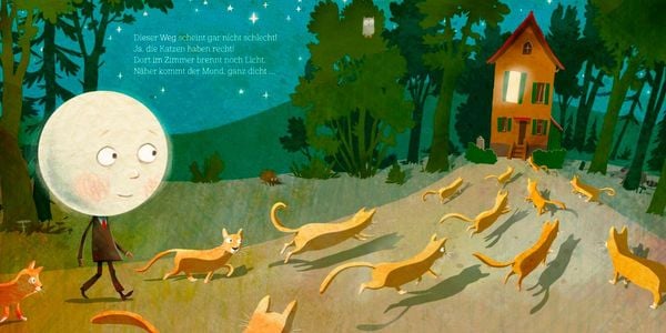 Produktbild: Wenn der Mond die Sterne z&auml;hlt ... und dem Kind beim Schlafen hilft