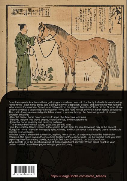 Produktbild: Horse Breeds: A Complete Guide to Types of Horses from Arabian to Icelandic