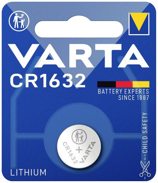 Produktbild: Varta Knopfzelle CR 1632 3 V 1 St. 137 mAh Lithium LITHIUM Coin CR1632 Bli 1