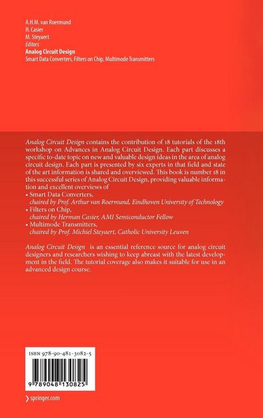 Produktbild: Analog Circuit Design