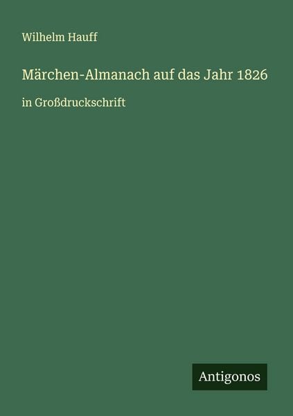 Produktbild: M&auml;rchen-Almanach auf das Jahr 1826