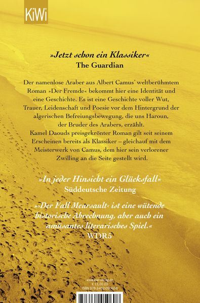 Produktbild: Der Fall Meursault - eine Gegendarstellung