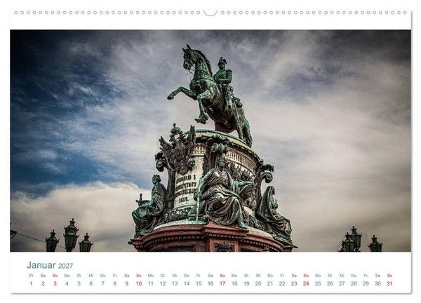 Produktbild: Sankt Petersburg - "Venedig des Nordens" (hochwertiger Premium Wandkalender 2027 DIN A2 quer), Kunstdruck in Hochglanz