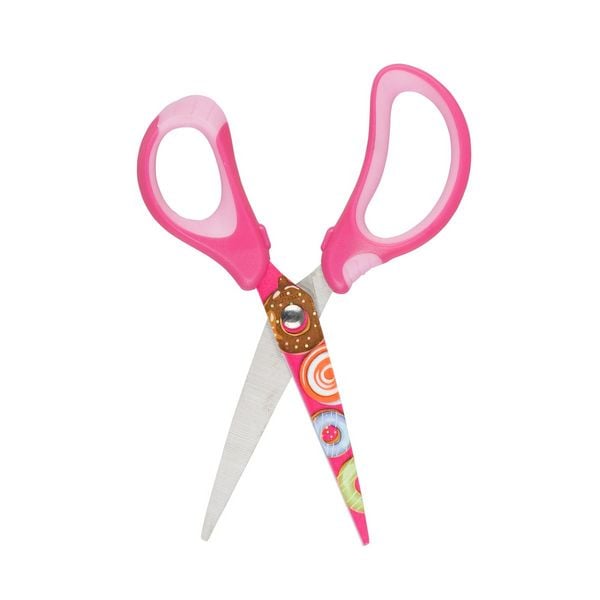 Produktbild: Idena Schere Donut mit Softgriff rosa 15cm