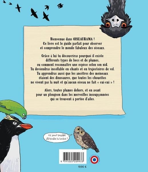 Produktbild: Oiseaurama : manuel d'observation pour apprentis ornithologues
