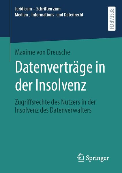 Produktbild: Datenvertr&auml;ge in der Insolvenz