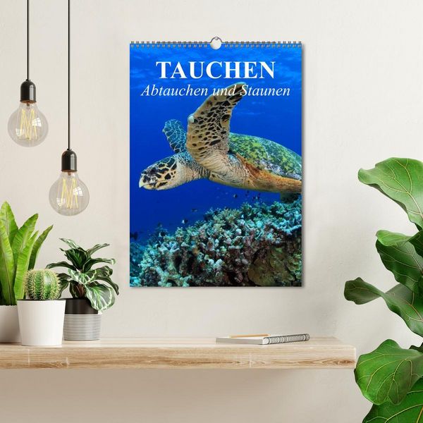Produktbild: Tauchen - Abtauchen und Staunen (Wandkalender 2026 DIN A3 hoch), CALVENDO Monatskalender