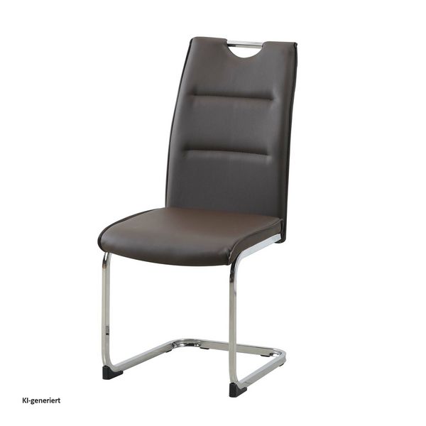 Produktbild: HTI-Living Schwingstuhl 4er Set PU braun DannyC Schwingstuhl 4er Set PU braun DannyC