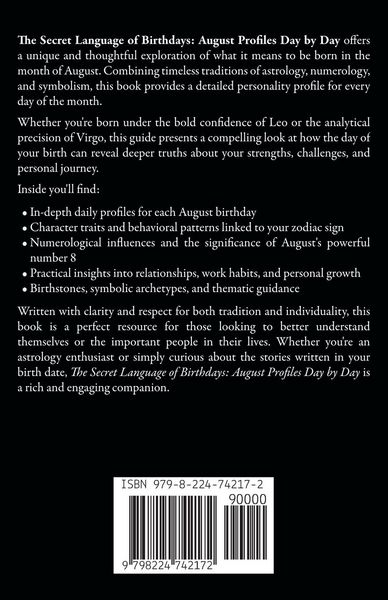 Produktbild: The Secret Language of Birthdays Profiles August Day By Day