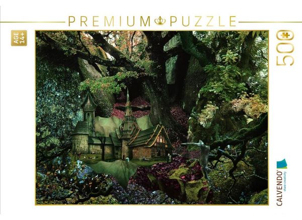 CALVENDO Puzzle Zauberwald | 500 Teile Lege-Größe 48 × 36 cm Foto-Puzzle für Erwachsene