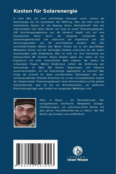 Produktbild: Kosten f&uuml;r Solarenergie