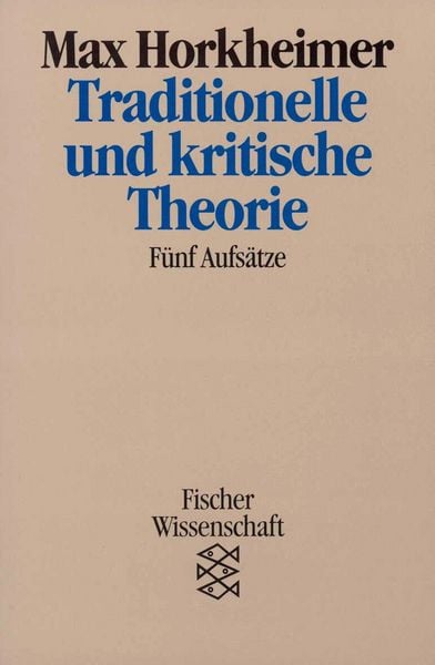 Produktbild: Traditionelle und kritische Theorie