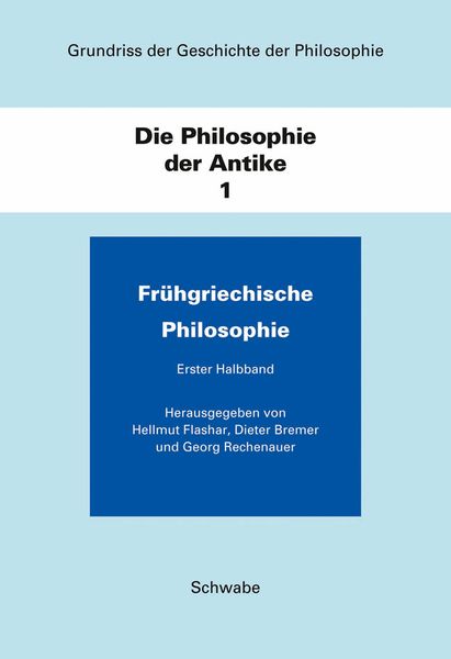Produktbild: Fr&uuml;hgriechische Philosophie