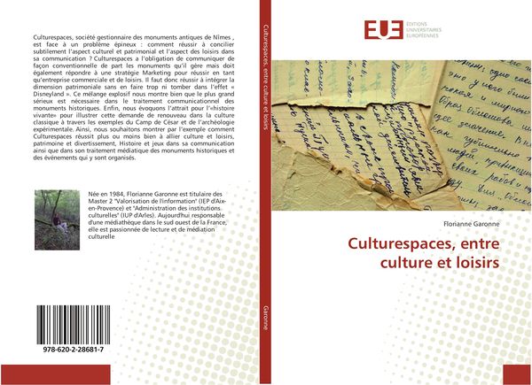 Produktbild: Culturespaces, entre culture et loisirs