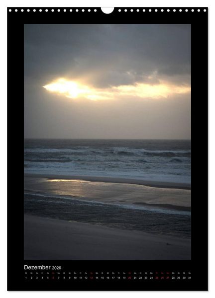 Produktbild: Geheimnisvolles Sylt 2026 (Wandkalender 2026 DIN A3 hoch), CALVENDO Monatskalender