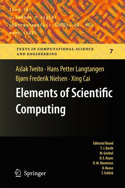 Produktbild: Elements of Scientific Computing