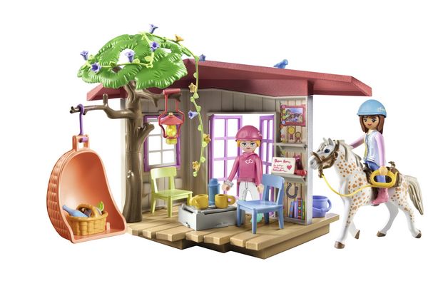 Produktbild: playmobil Horses of Waterfall Geheimes Clubhaus f&uuml;r Pferdefans