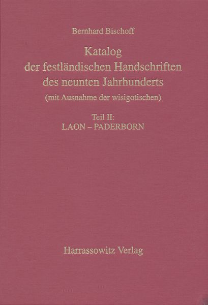Produktbild: Katalog der festl&auml;ndischen Handschriften des neunten Jahrhunderts...