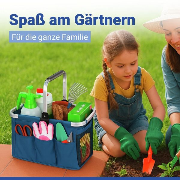 Produktbild: Universal Outdoor Korb 37 L, Blau, variable Inneneinteilung dank Klettfixierung