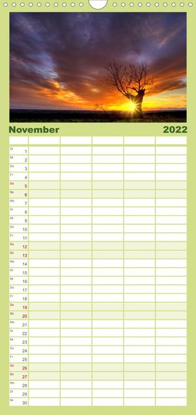 Produktbild: Harz Landschaften - Familienplaner hoch (Wandkalender 2022 , 21 cm x 45 cm, hoch)