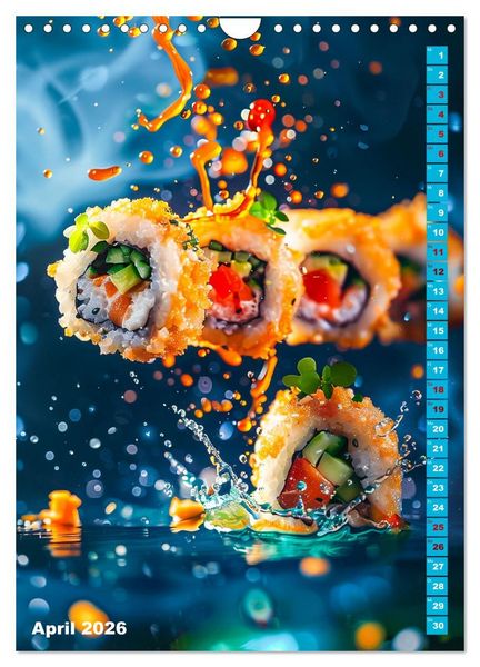 Produktbild: Leckeres Fast Food (Wandkalender 2026 DIN A4 hoch), CALVENDO Monatskalender