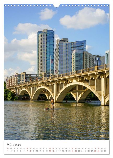Produktbild: Texas - Eine Reise in den Lone Star State. (Wandkalender 2026 DIN A3 hoch), CALVENDO Monatskalender