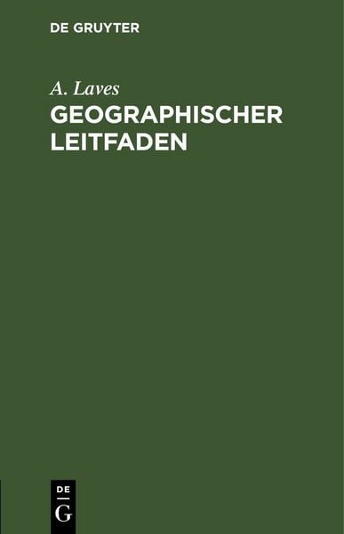 Produktbild: Geographischer Leitfaden