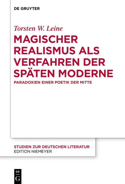 Produktbild: Magischer Realismus als Verfahren der sp&auml;ten Moderne