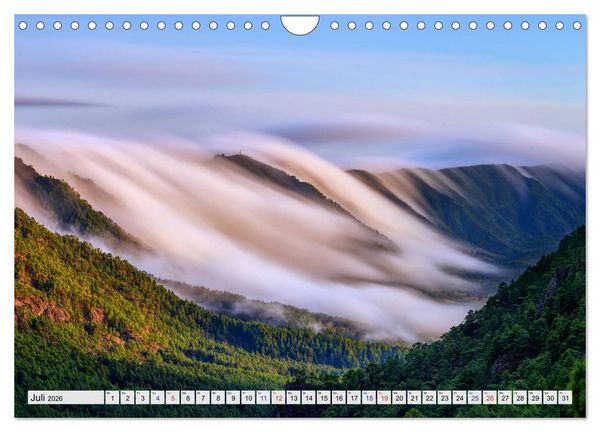 Produktbild: La Palma - La Isla Bonita - Kanarische Inseln (Wandkalender 2026 DIN A4 quer), CALVENDO Monatskalender