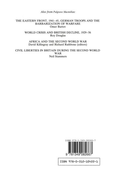 Produktbild: British Policy Towards the Soviet Union during the Second World War