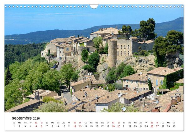 Produktbild: Les plus beaux villages du Luberon (Calendrier mural 2026 DIN A3 vertical), CALVENDO calendrier mensuel