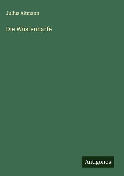 Produktbild: Die W&uuml;stenharfe