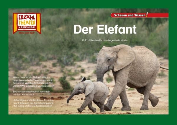 Der Elefant / Kamishibai Bildkarten, Nonbook von , Hase und Igel Verlag