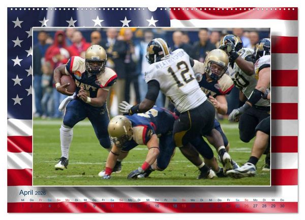 Produktbild: American Football - Kickoff (Wandkalender 2026 DIN A2 quer), CALVENDO Monatskalender