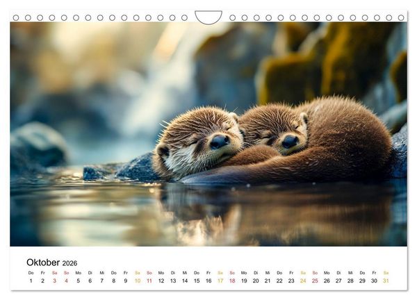 Produktbild: Wenn Tierchen tr&auml;umen (Wandkalender 2026 DIN A4 quer), CALVENDO Monatskalender