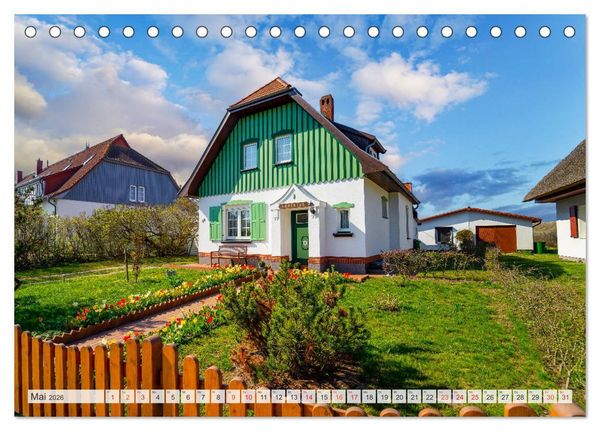Produktbild: Ahrenshoop Impressionen (Tischkalender 2026 DIN A5 quer), CALVENDO Monatskalender