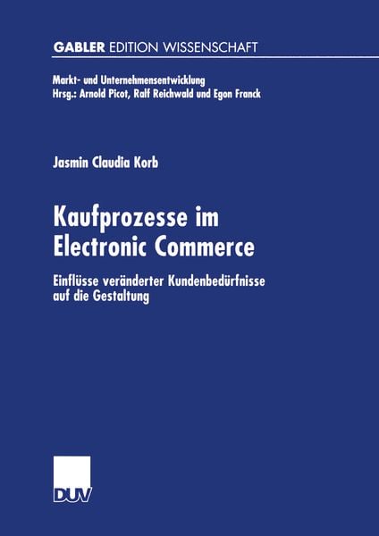 Produktbild: Kaufprozesse im Electronic Commerce