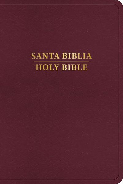 Produktbild: Rvr 1960/KJV Biblia Biling&uuml;e, Borgo&ntilde;a Imitaci&oacute;n Piel (Edici&oacute;n 2024)