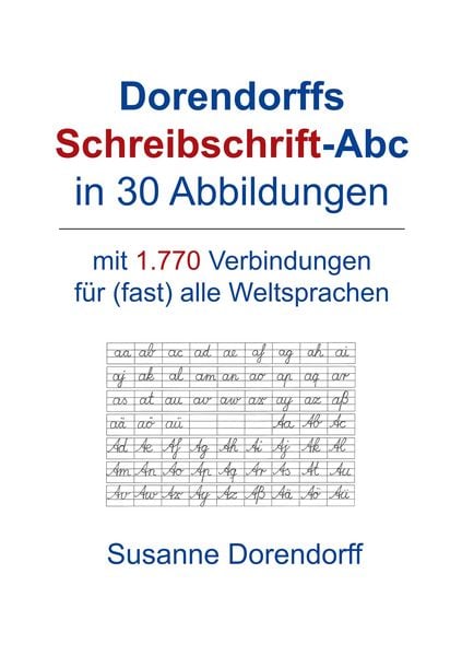 Produktbild: Dorendorffs Schreibschrift-Abc in 30 Abbildungen