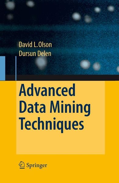 Produktbild: Advanced Data Mining Techniques