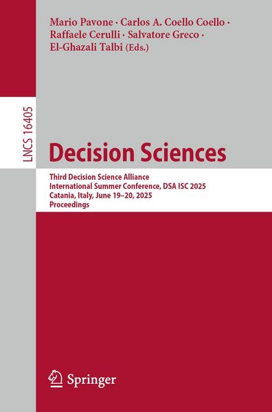 Produktbild: Decision Sciences