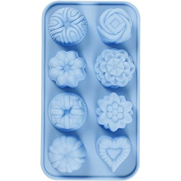 Produktbild: Creativ Company Silikonform kleine Kuchen, Lochgr&ouml;&szlig;e 40x45 mm, 25 ml