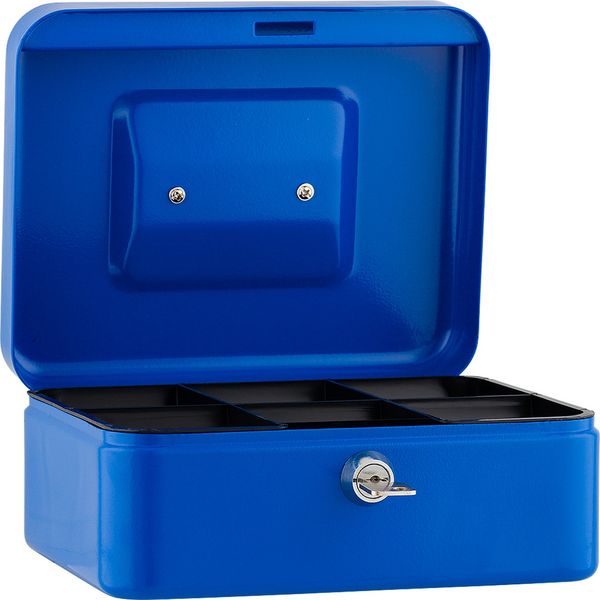 Produktbild: SAX Geldkassette 20x16x9 cm, blau